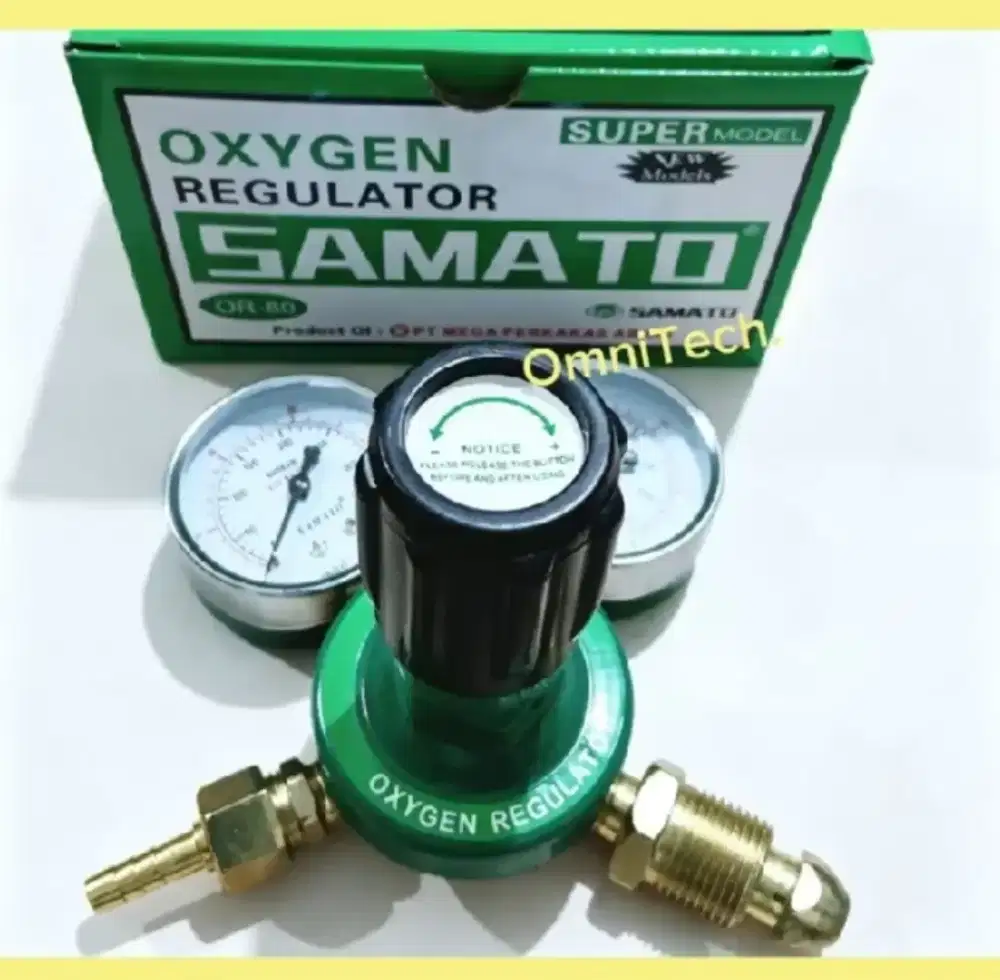 Regulator Las Kepala Gas Tabung Oxygen Oksigen Oxy Las Welding