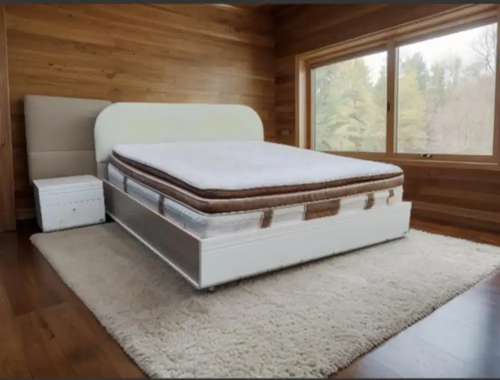 Spring air set bedframe informa uk 180 plus kartu garansi