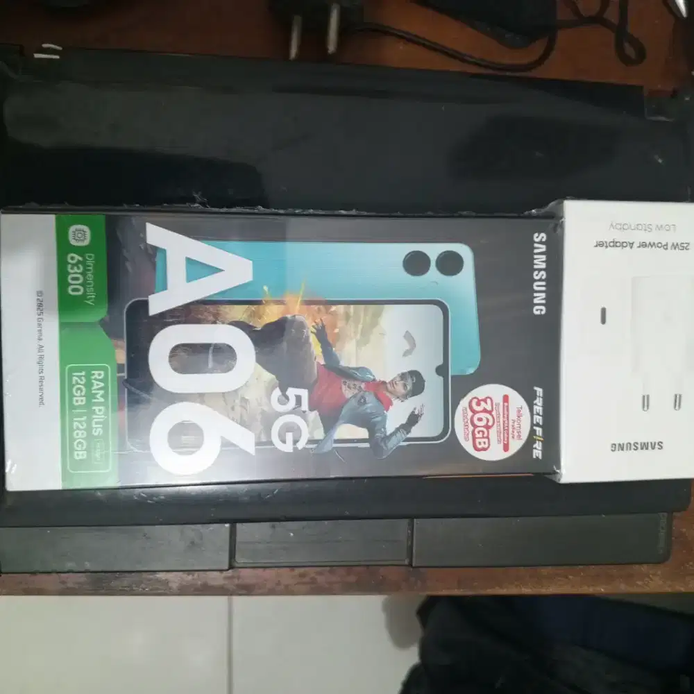 Jual hp Samsung A06 baru gres sudah 5G