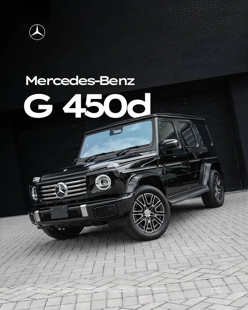 NIK 2025 Mercedes Benz G450d AMG Obsidian Black Metallic