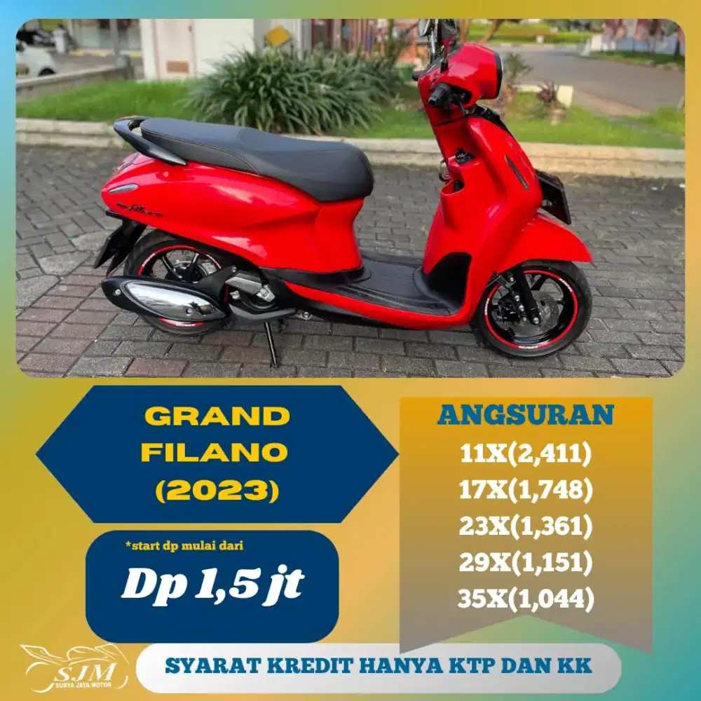 YAMAHA GRAND FILANO 2023 MESIN HALUS