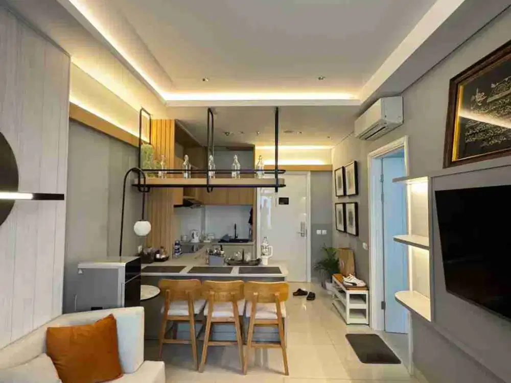 VERTU FULL FURNISH ‼️ Apartemen 1 BR Ada Balkon Ciputra World Mayjend Sungkono