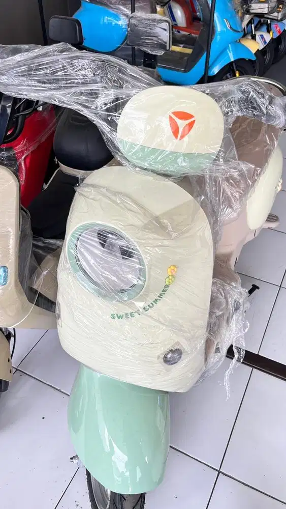 sepeda listrik desain lucuu merek yadea mia new