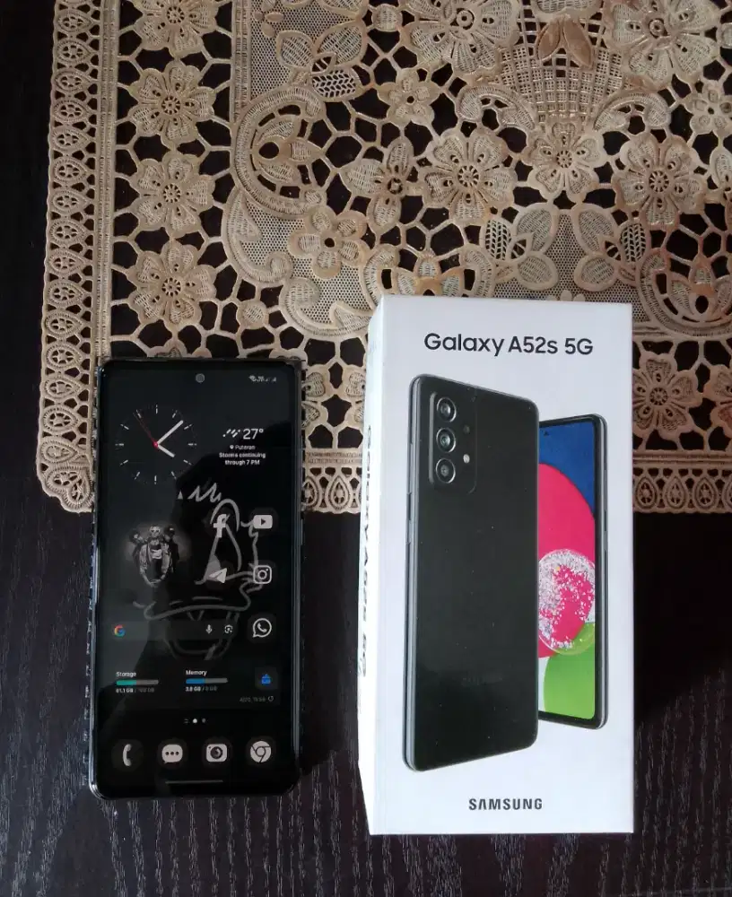 Samsung A52s 5G 8/128GB Fullset Mulus No Minus
