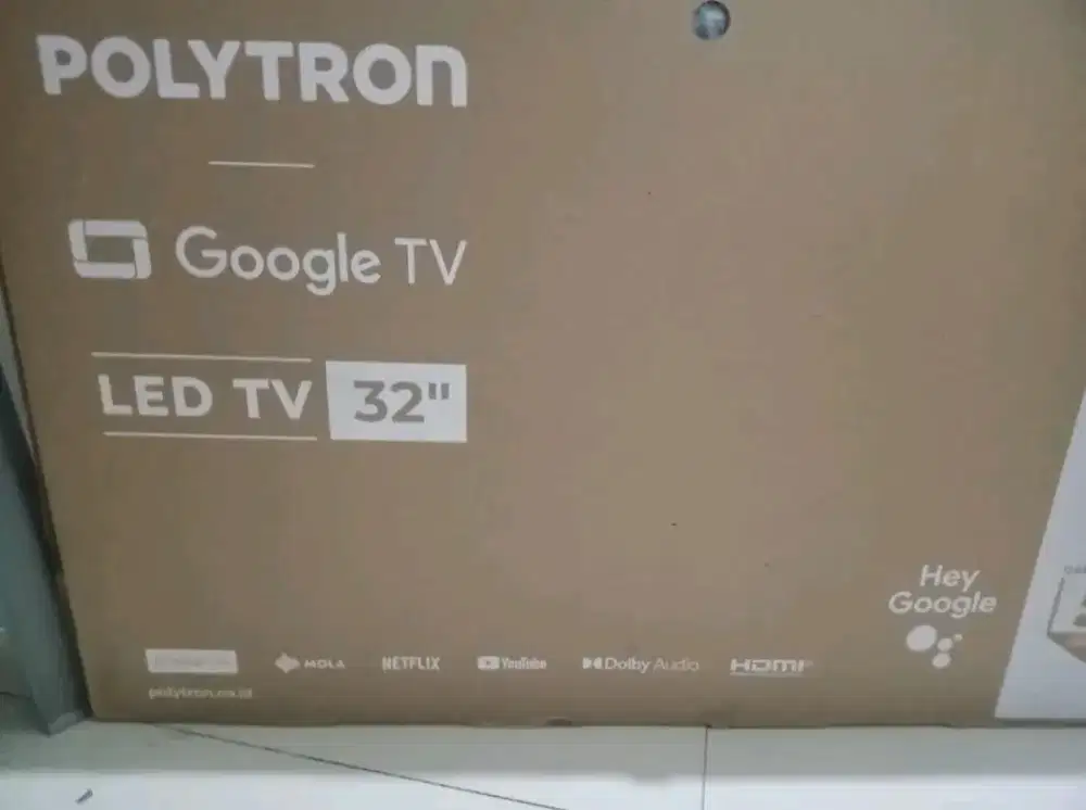 DIJUAL BARU LED POLYTRON GOOGLE TV 32RG