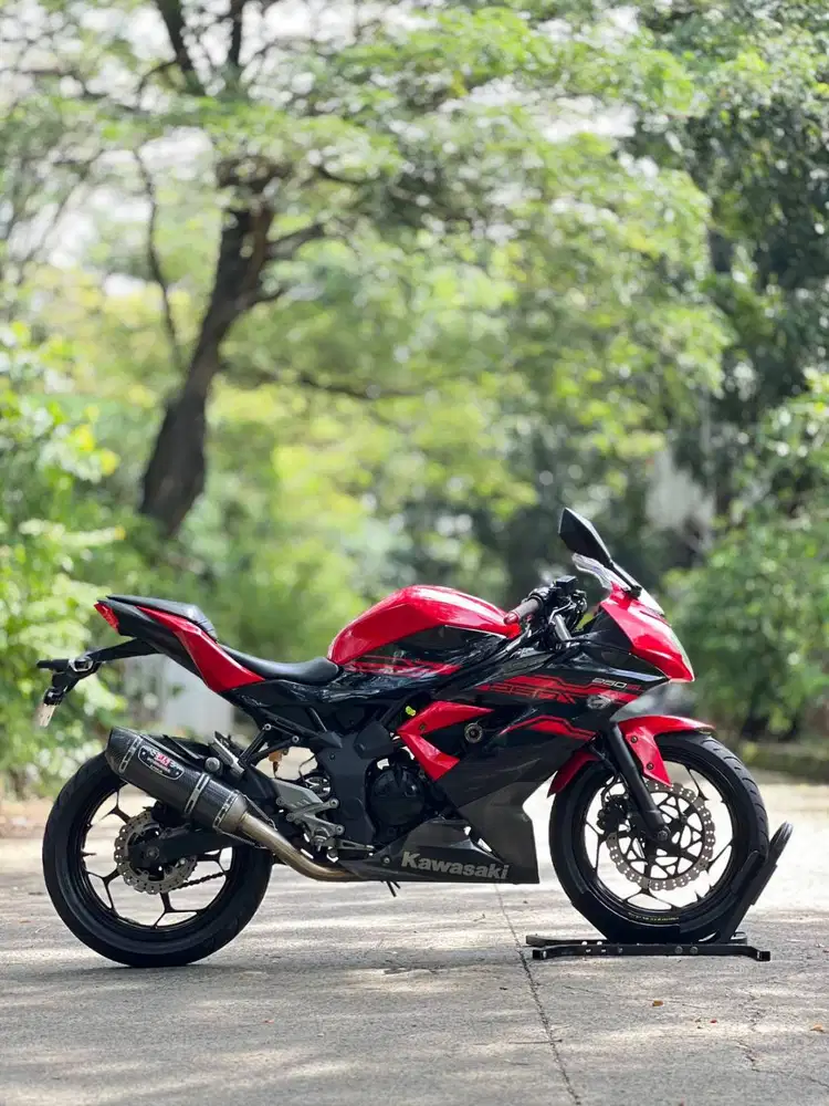 KAWASAKI NINJA 250 MONO SL 2016 MERAH KM 5K PAJAK ON SIAP NGEBUT