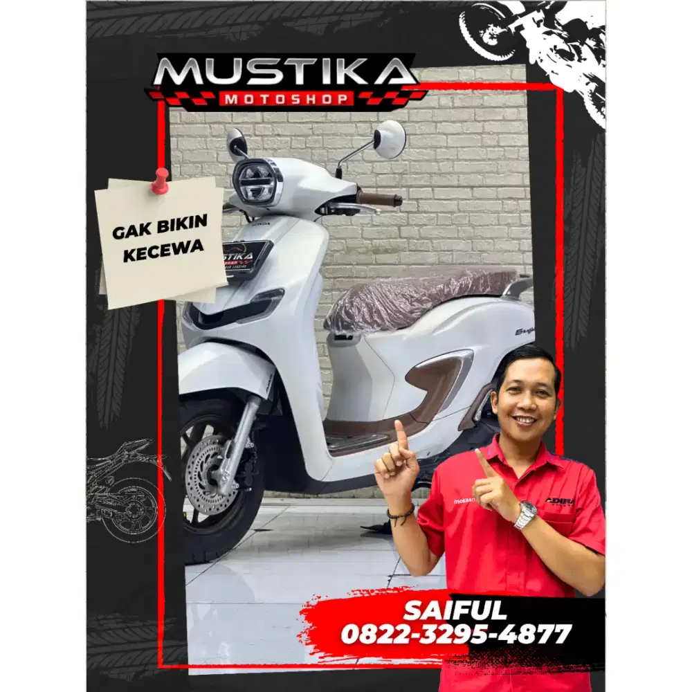 Odo 7rb Istimewa!!Honda Stylo 160cc ABS 2025 White N Asli Muls-Mustika