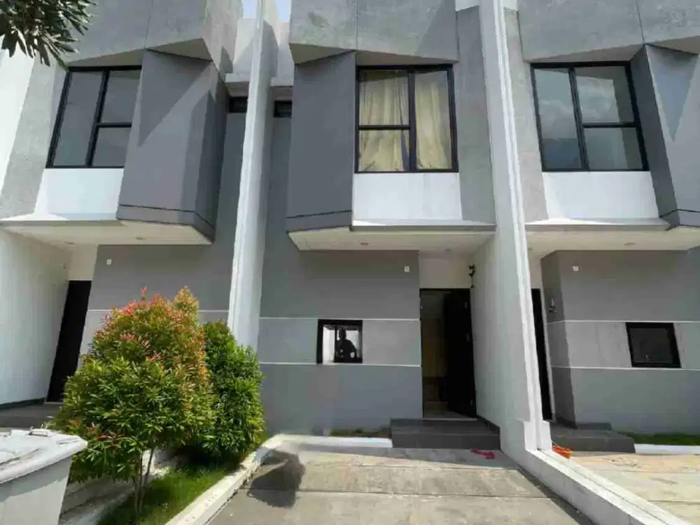 Rumah 2 Lantai Modern Full Furnish di Cimanggis Golf Estate selangkah ke Tol Cimanggis Jagorawi.