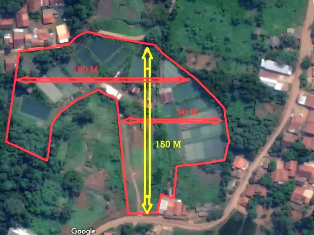 Dijual Tanah Desa Cikuda Parung Panjang Bogor