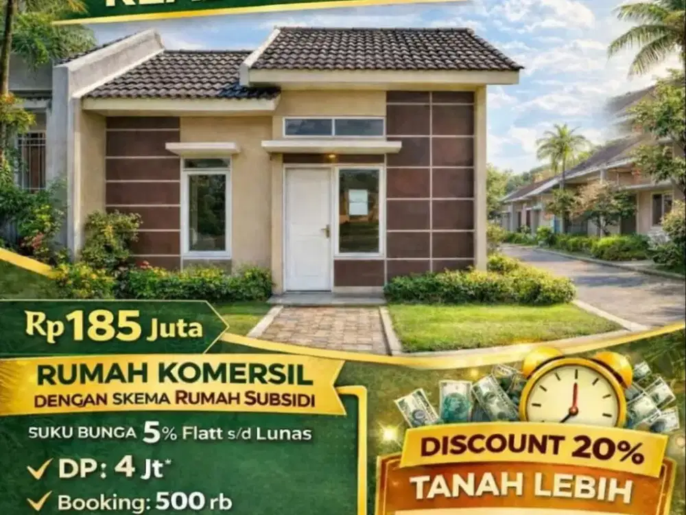 DIJUAL RUMAH HARGA TERJANGKAU LOKASI STRATEGIS RAMAI PENDUDUK DI BOGOR