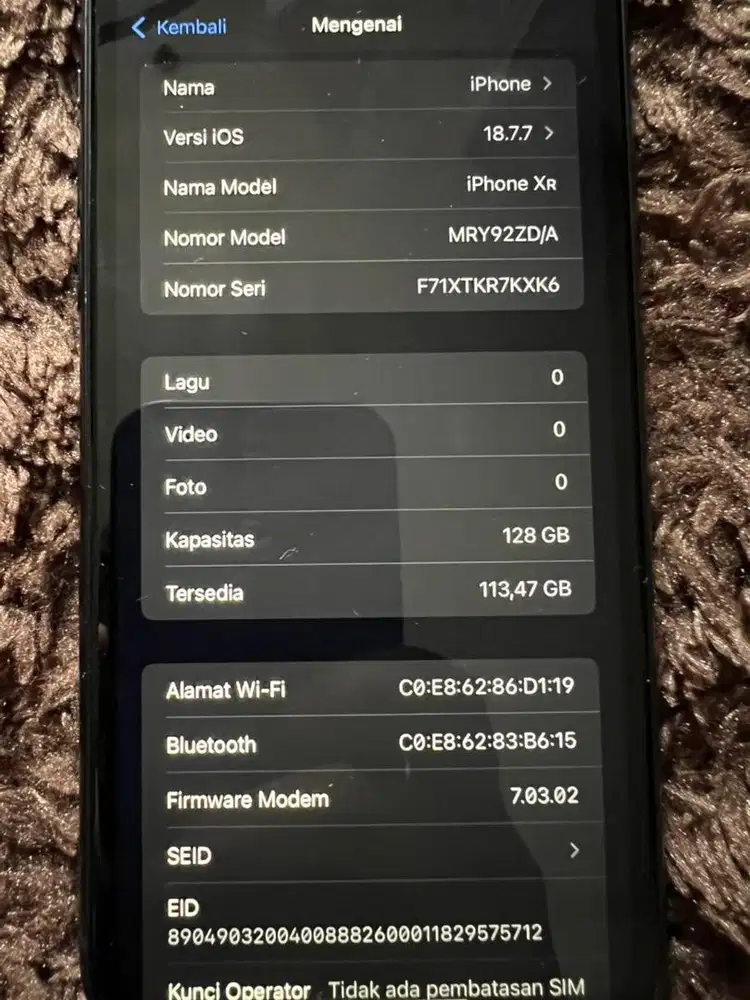 Iphone XR 128 Black