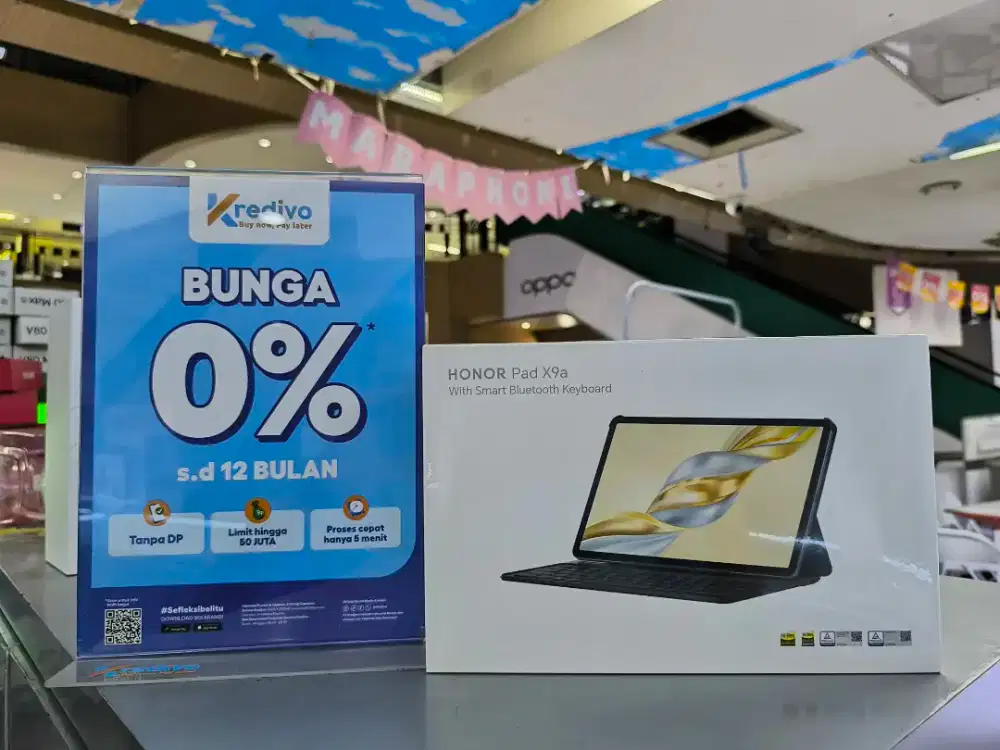 HONOR PAD X9A PROMO CICILAN BUNGA 0% BY KREDIVO