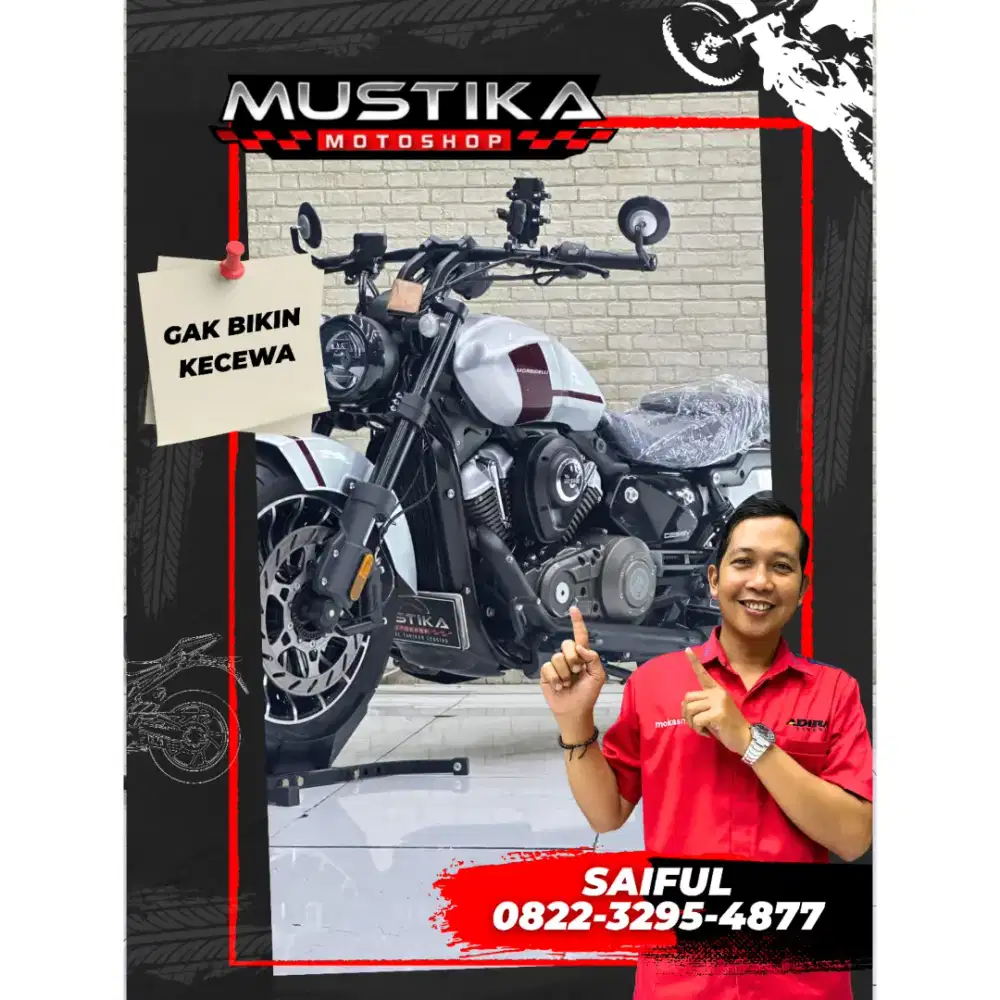 Odo 3rb Simpenan!!Beneli Morbidelli 252cc 2025 Cruiser nyaman-Mustika
