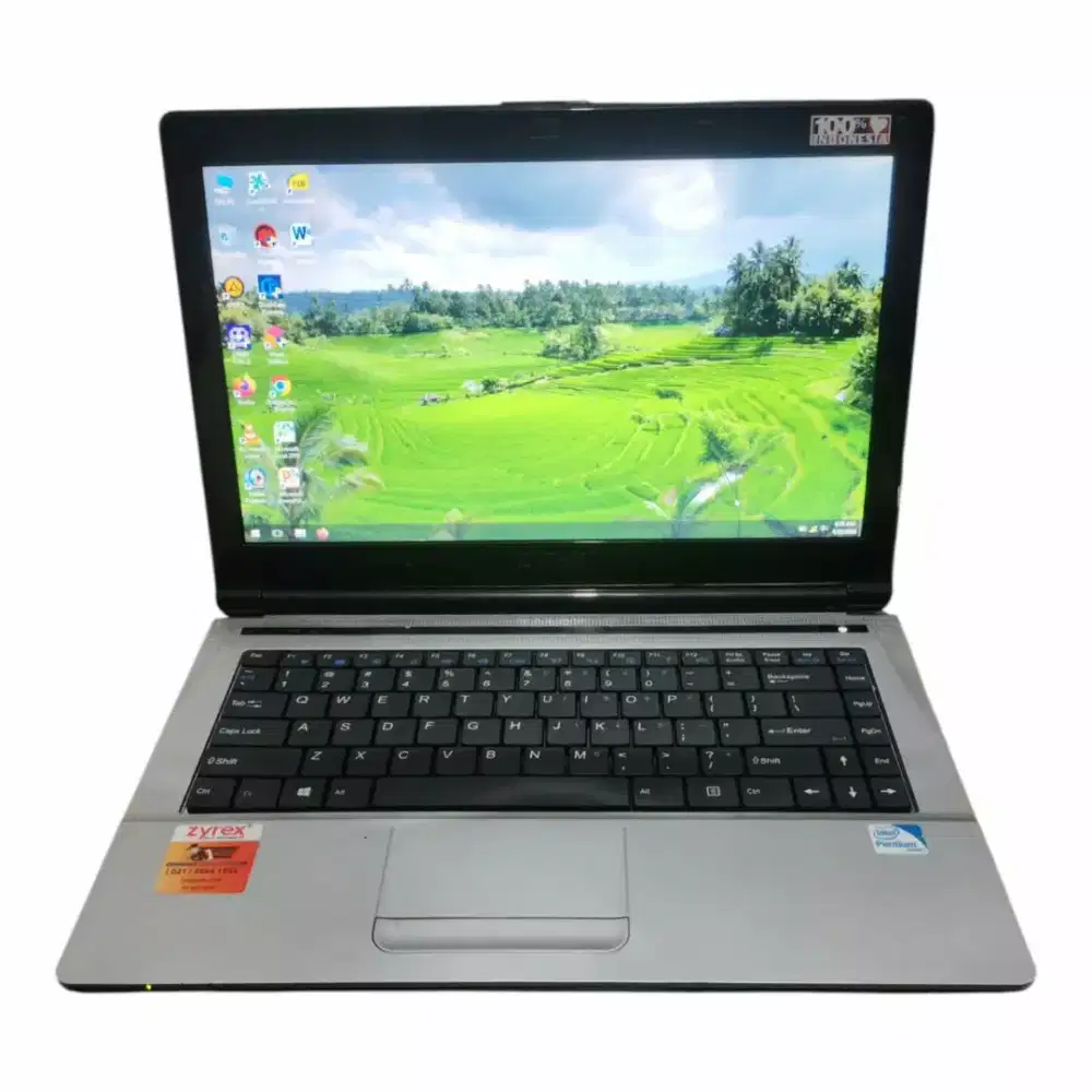 laptop second laptop Zyrex E4105: 14 inchi 4GB no minus