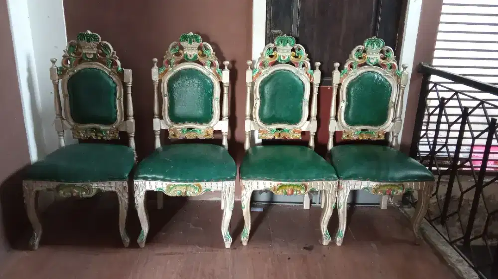 Djual bangku / kursi makan kayu jati satuan