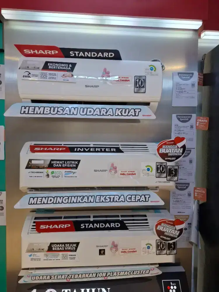 AC SPLIT SHARP 1/2PK