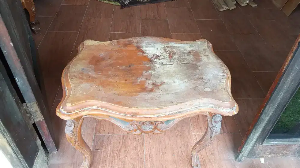 Djual meja kecil uk 60/40 cm .kayu jati