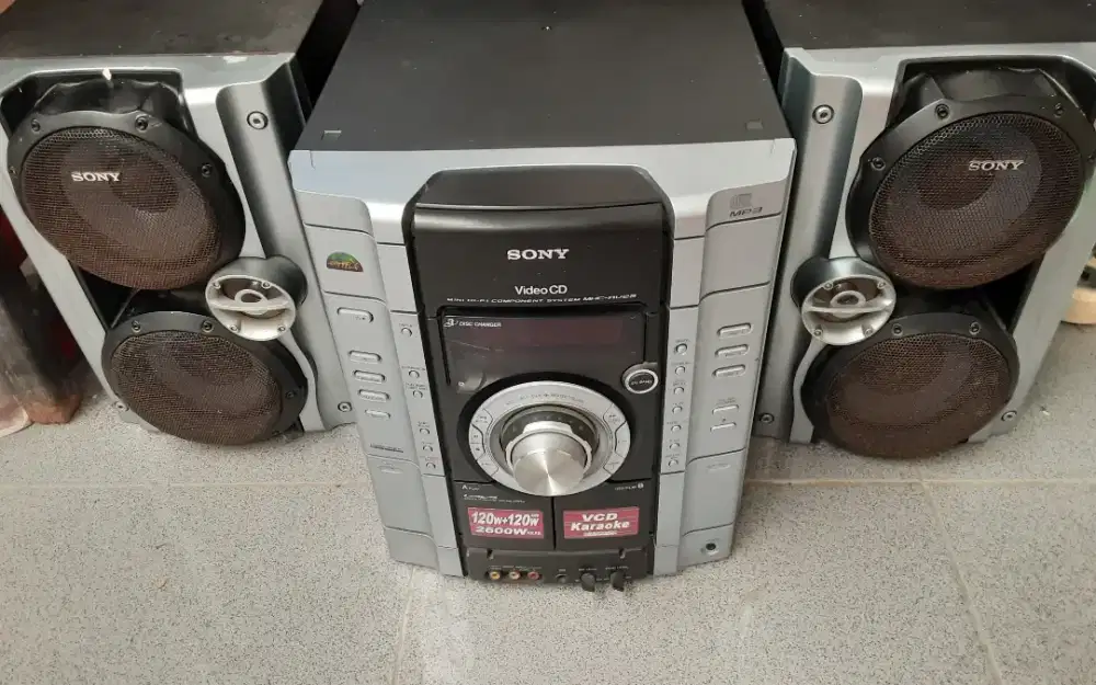 TAPE SONY MINI HIFI HCD RV22