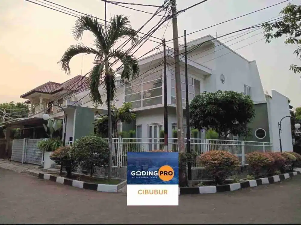 JUAL RUMAH TAMAN LAGUNA CIBUBUR POSISI HOEK SHM RAPI SIAP HUNI
