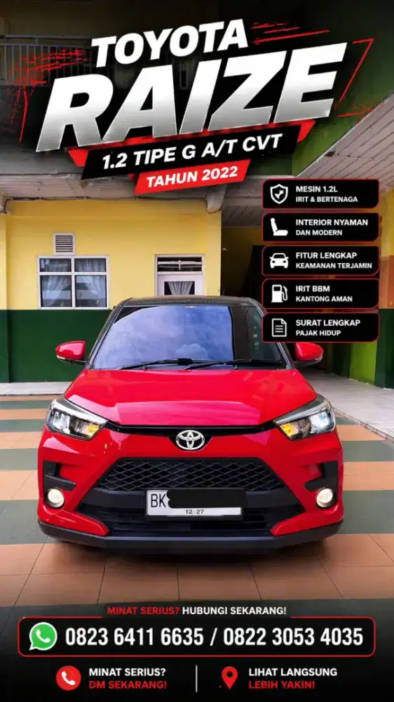 Toyota Raize 1.2 A/T CVT 2022
