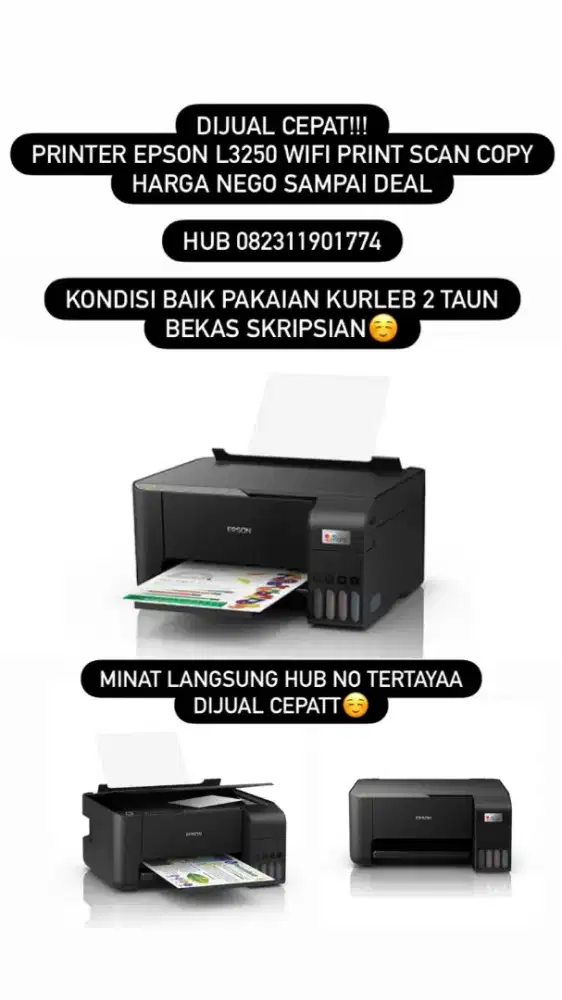 DIJUAL CEPAT EPSON L3250