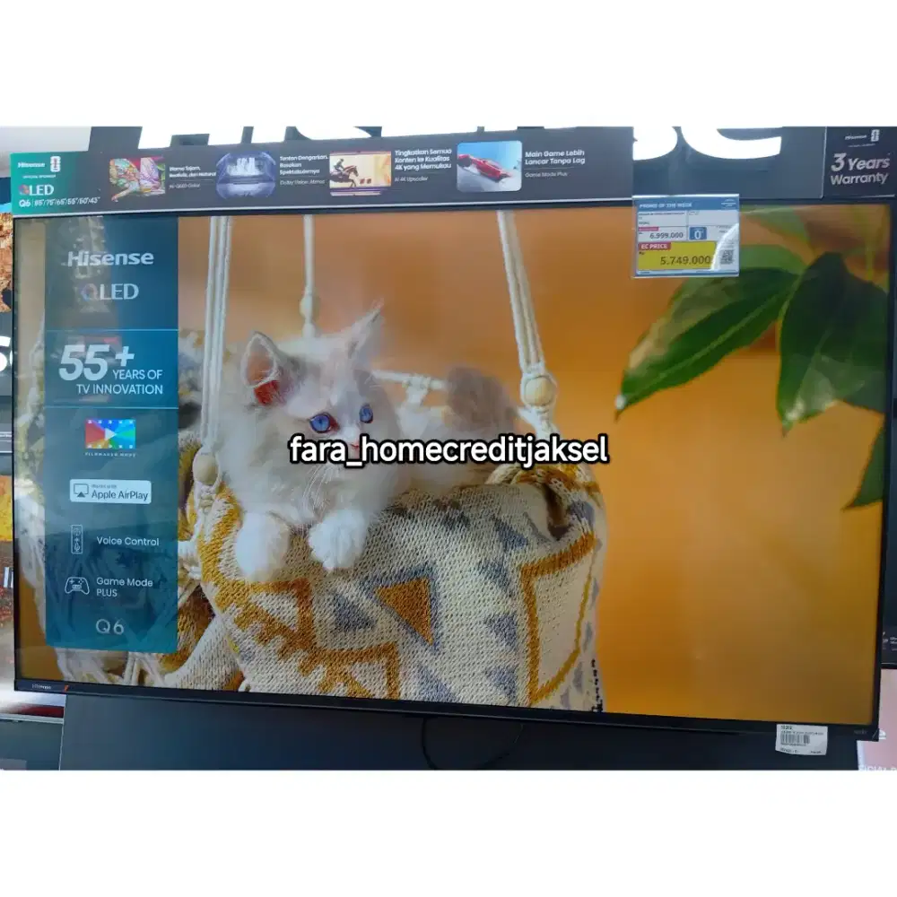 Hisense 4k Vidaa Quantum Dot TV 50