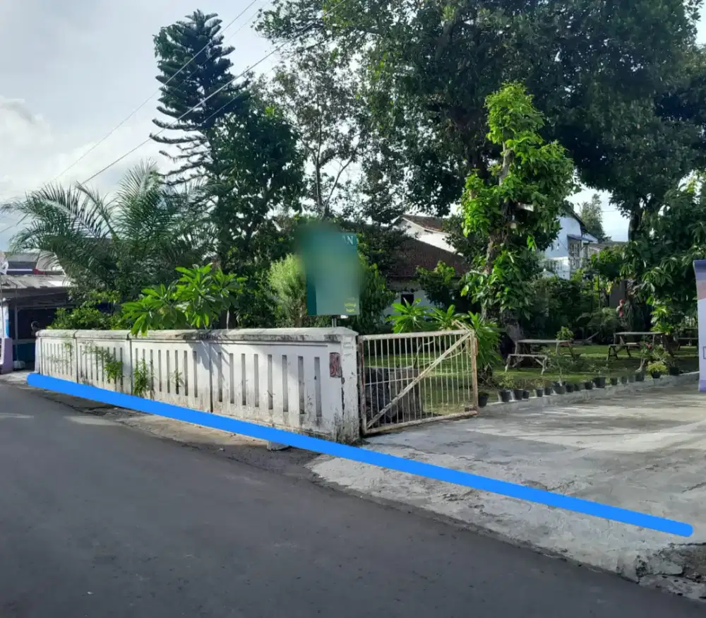 Tanah murah dan luas dekat kraton/ Malioboro di Wirobrajan Yogyakarta