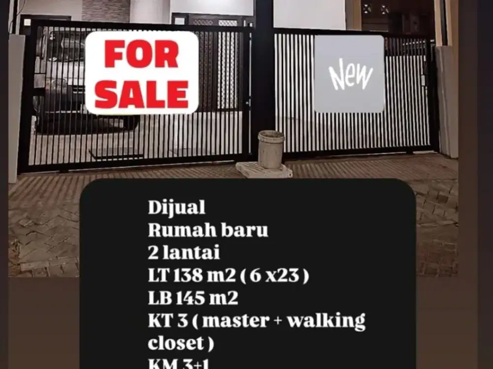 Rumah Baru Gress Pantai Mentari