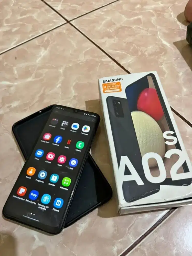 Jual Hp samsung A02s 3/32gb. Normal no minus
