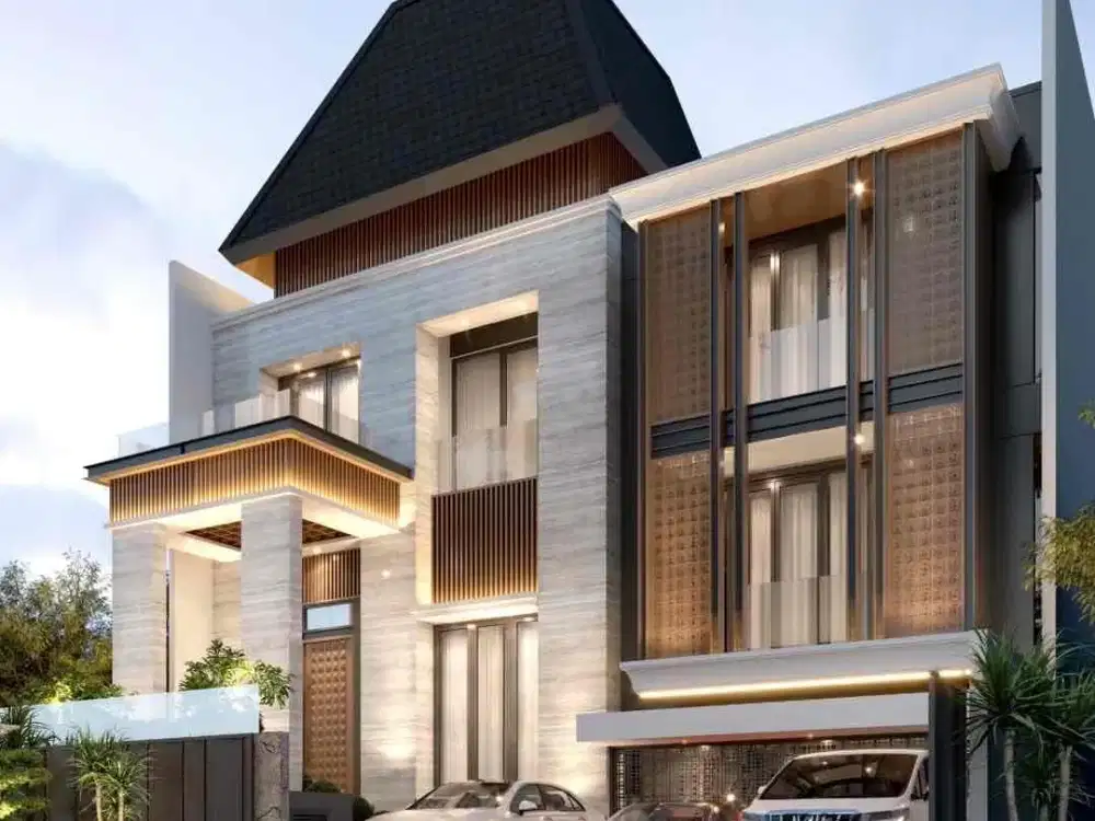 rumah baru american modern design di rafles garden citraland selangkah menuju graha family