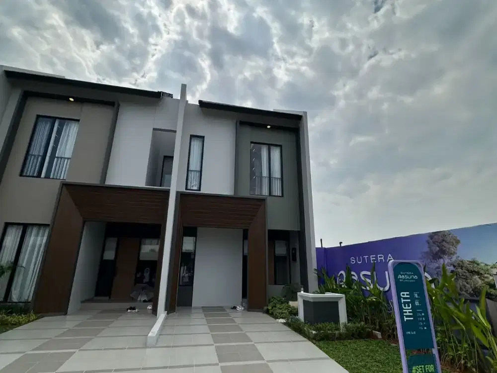 COCOK UNTUK PASANGAN MUDA! RUMAH 2 LANTAI MODERN DI ALAM SUTERA!