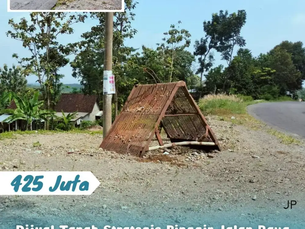 Dijual Tanah Strategis Pinggir Jalan Raya Sragen-Kemuning