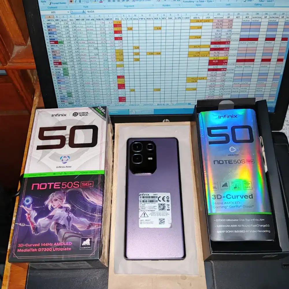 Note 50s 5G 256/8 Fullset