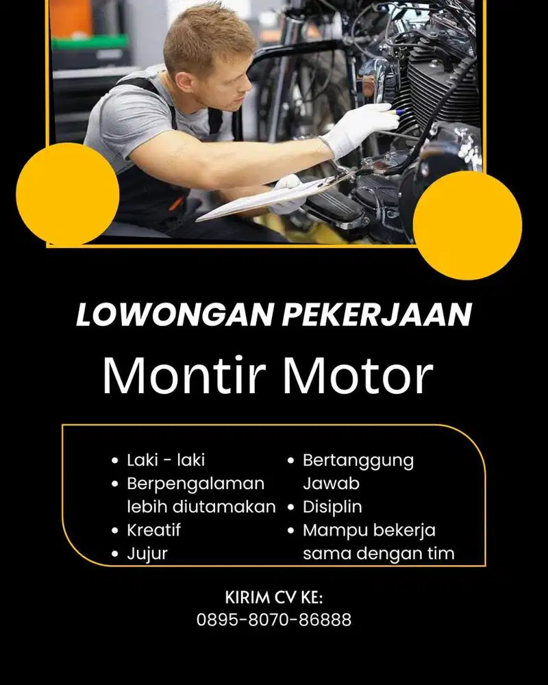 Lowongan Bengkel Motor