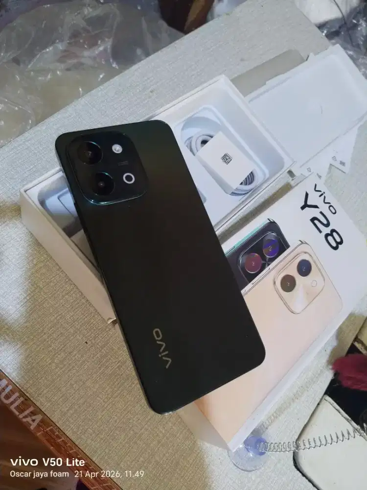 Jual HP vivo Y28 6/128 NFC full set