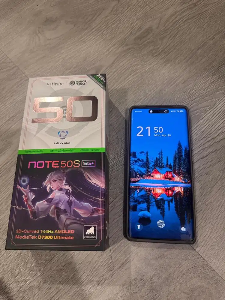 Infinix Note 50s  5G+ 8/256GB Titanium Grey Mulus Fullset