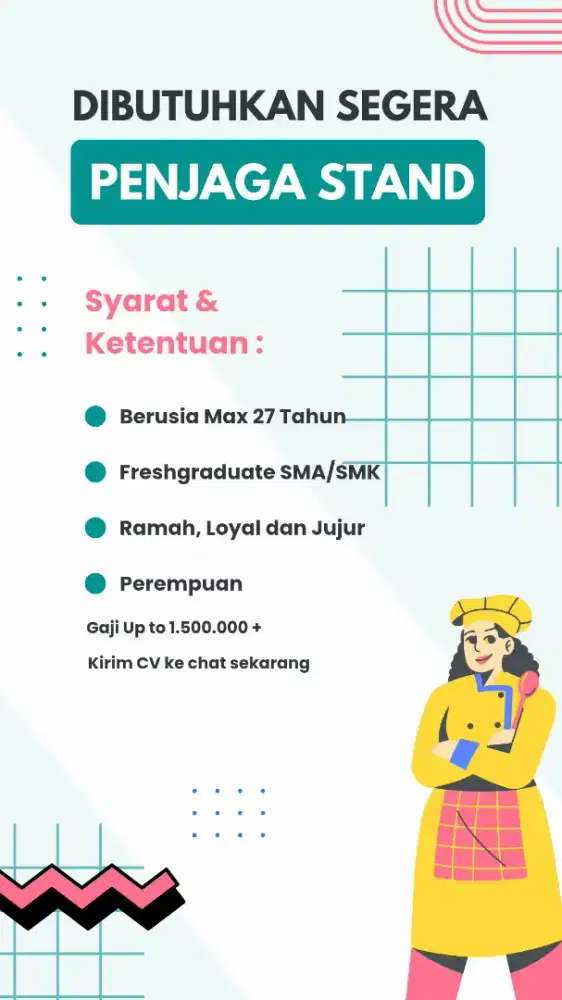 Dicari Penjaga Outlet