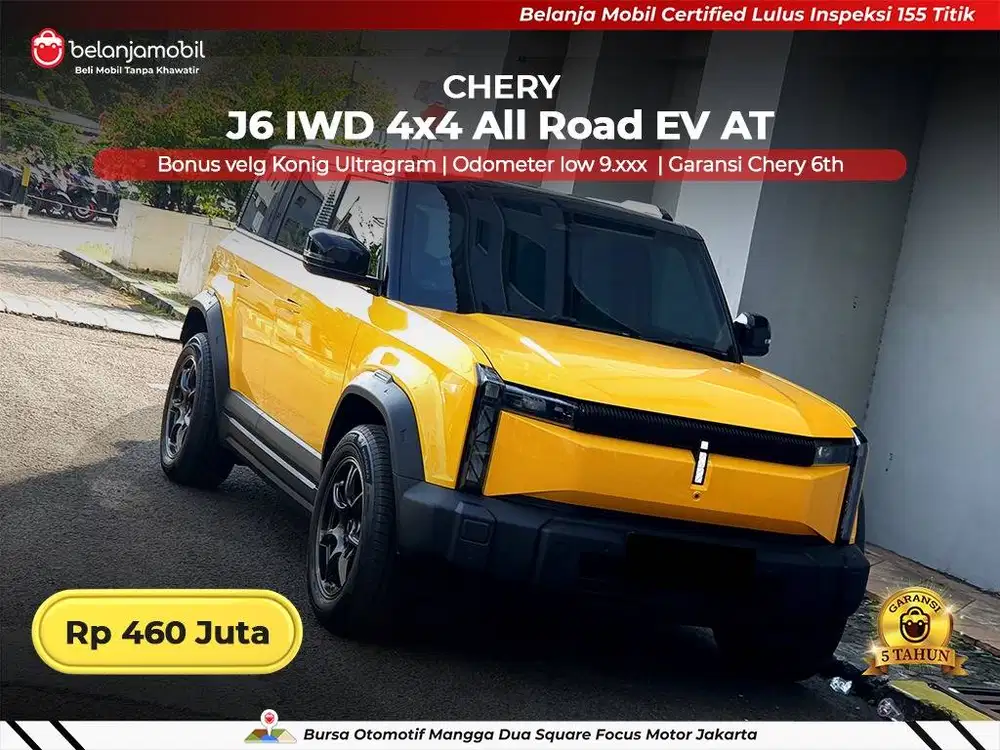 [ LOW KM 9RB ] Chery J6 J 6 IWD 4x4 All Road EV AT 2025 2026