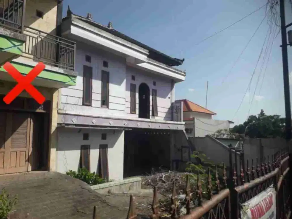 lelang rumah 2 lantai ds ubung kaja denpasar utara