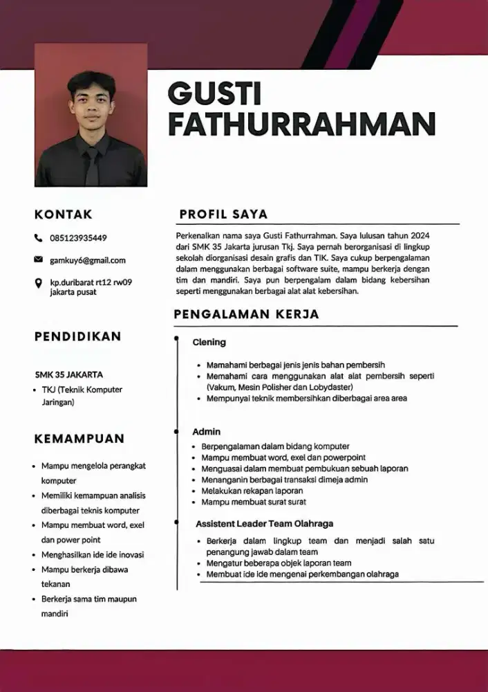 cari lowongan kerja secepatnya