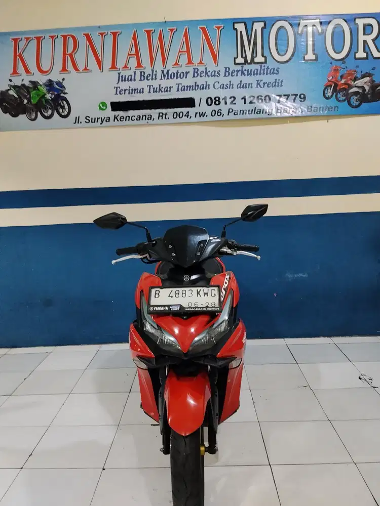(jual cepat) yamaha aerox new 155cc 2022 siap pakai