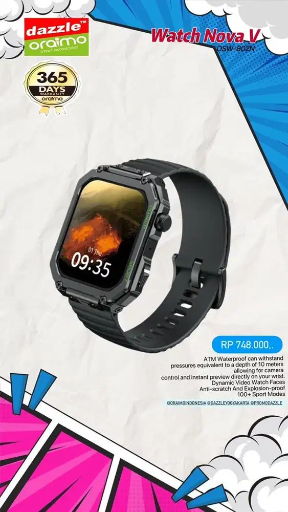Smartwatch Oraimo Watch Nova V