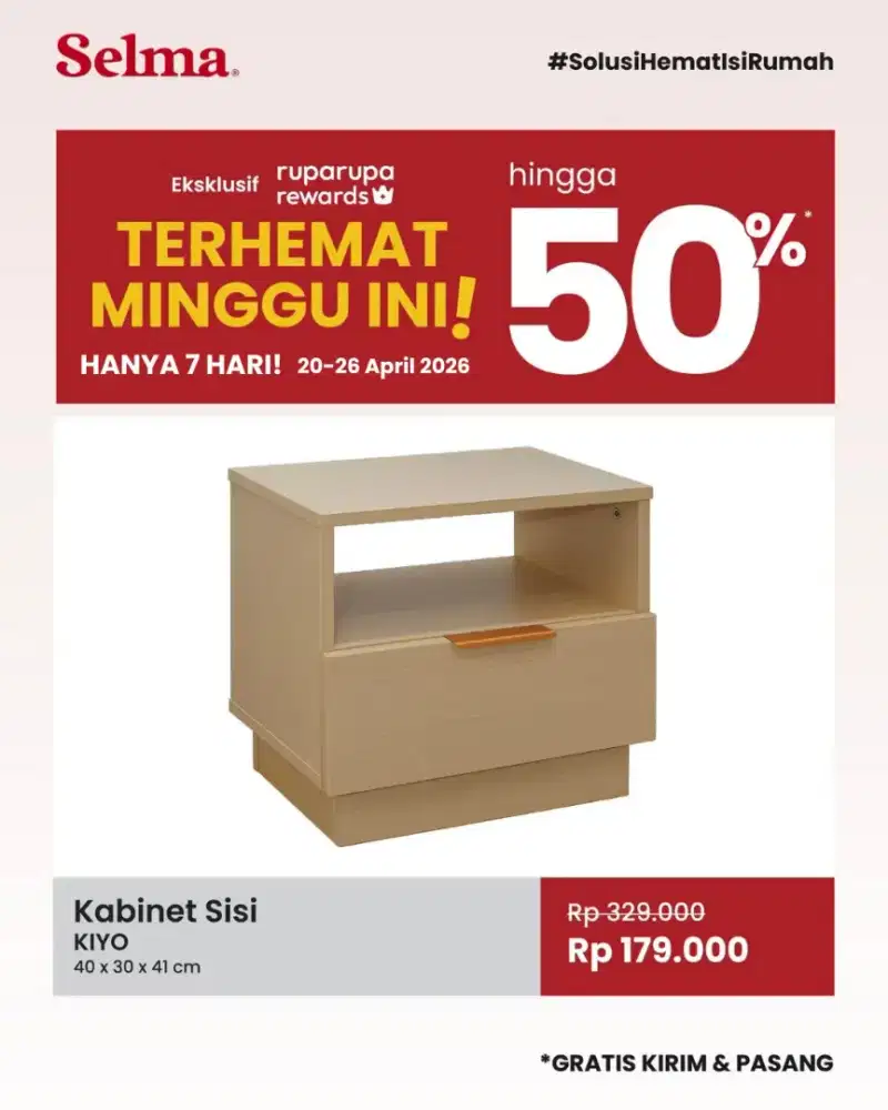 Promo Terhemat Minggu Ini – Diskon Hingga 50%!
