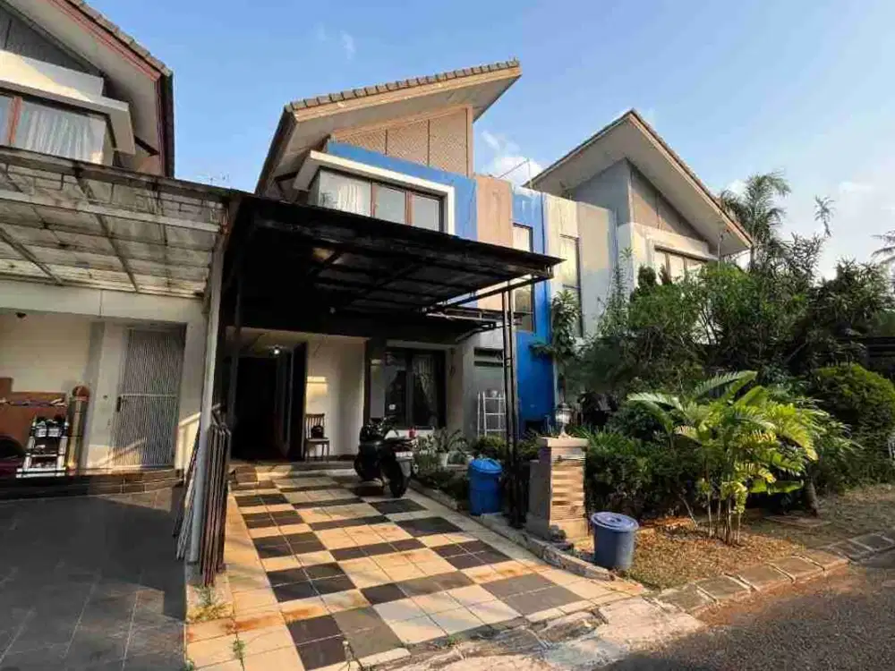 Turun Harga! Rumah Cluster Serenade Lake Gading Serpong SHM – Depan Taman, 2,3M Nego