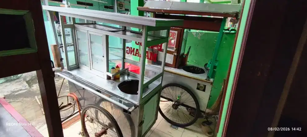 Di jual grobak bakso malang 2 unit