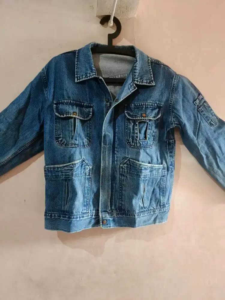 Work jaket denim ziper