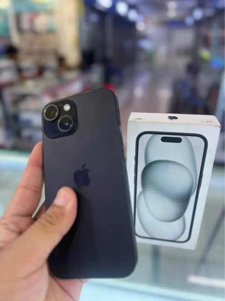 Iphone 15 128 IBOX (Black) Fullset Jossjiss
