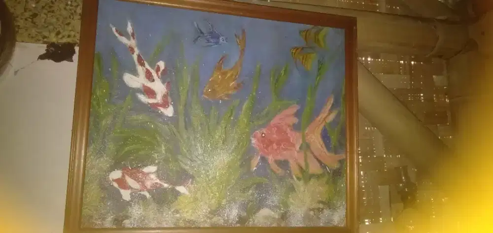 DIJUAL LUKISAN BERTEMA IKAN