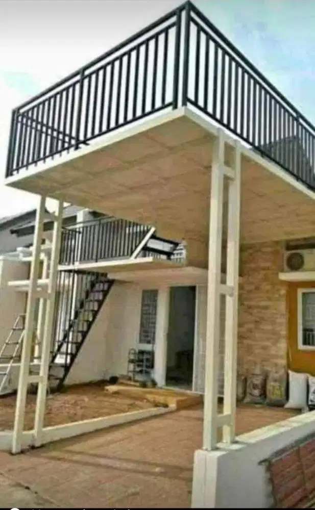 Kanopi balkon minimalis