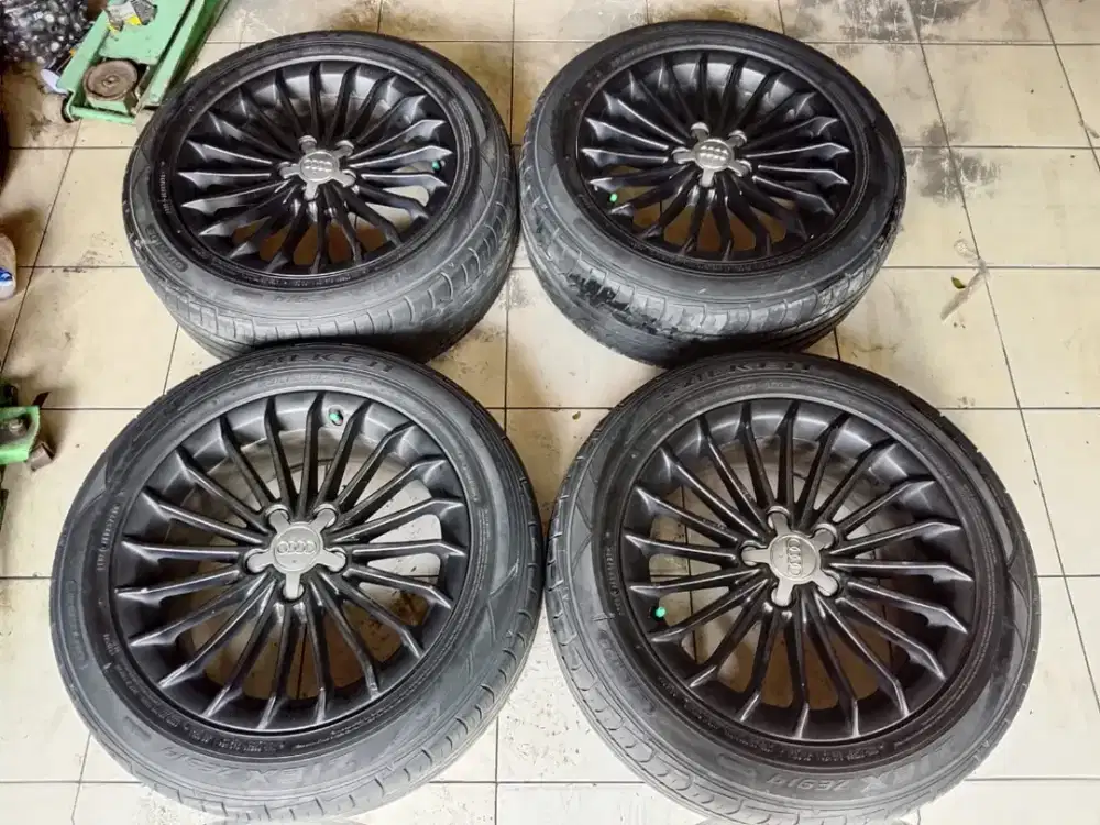 Dijual. 4pc velg audi A4 R17+ban